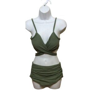 GRACE Tempt Forever Young Two Piece Swimsuit Green Medium
